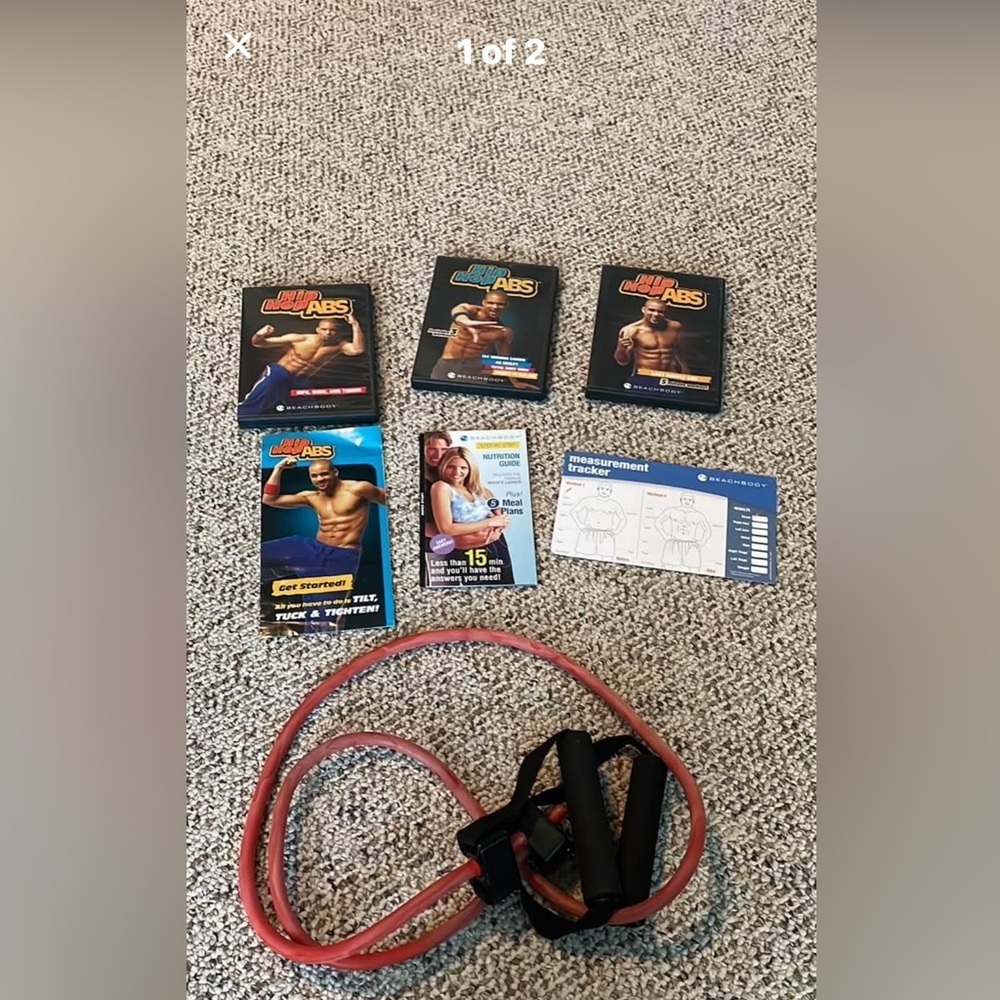 Three DVD Hip Hop Abs Workout DVDs